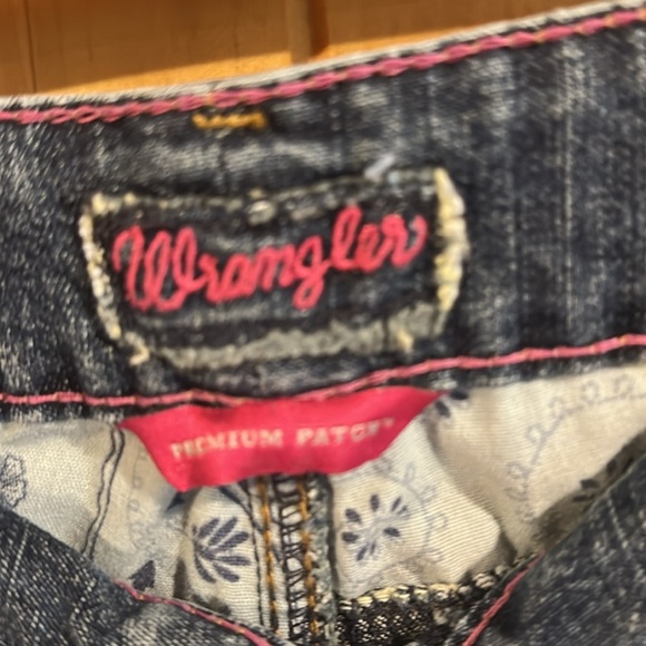 Wrangler Premium Patch Women's Blue Jeans Bootcut Rodeo Western Stretch - Picture 5 of 6